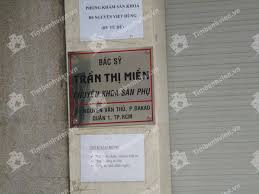 Phòng khám phụ khoa BS. Trần Thị Miền