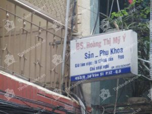 Địa chỉ khám phụ khoa ngoài giờ BS. Hoàng Thị Mỹ Ý